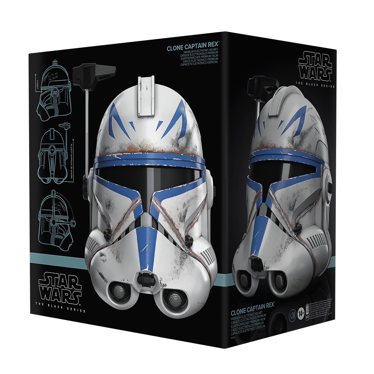 Star Wars The Black Series -  Captain Rex Helmet