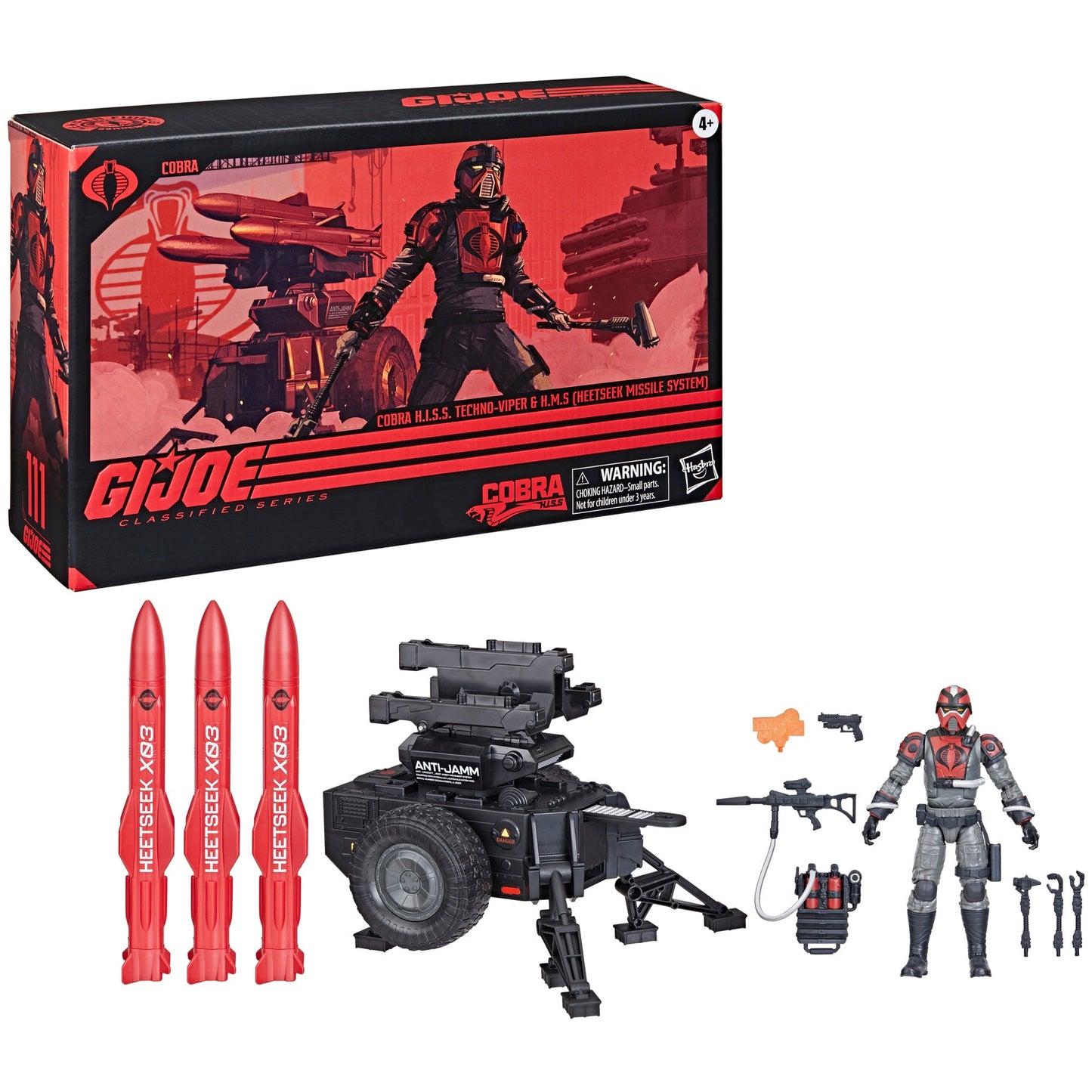 G.I. Joe Classified Series #111 - Cobra H.I.S.S. Techno-Viper & H.M.S. (HEETSEEK MISSILE SYSTEM)