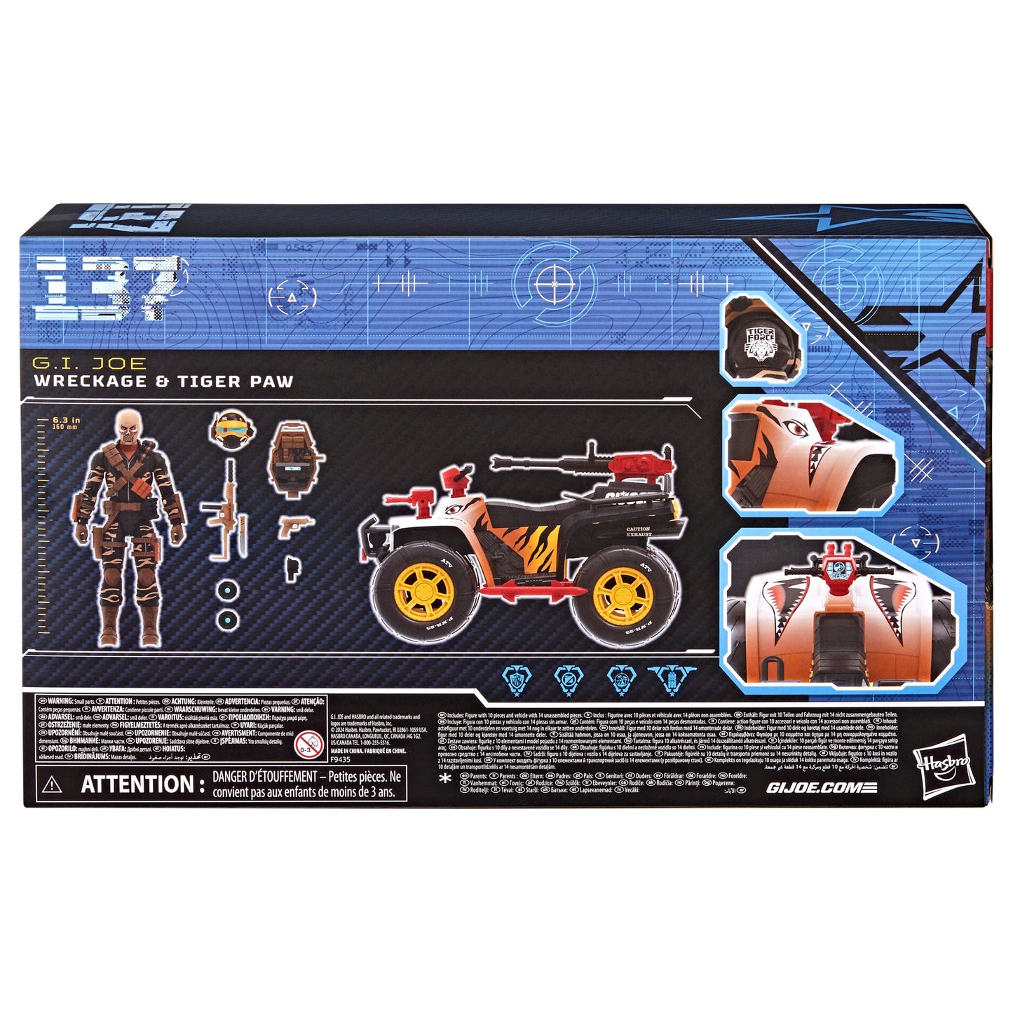 G.I. Joe Classified Series #137, Tiger Force Wreckage & Tiger Paw ATV
