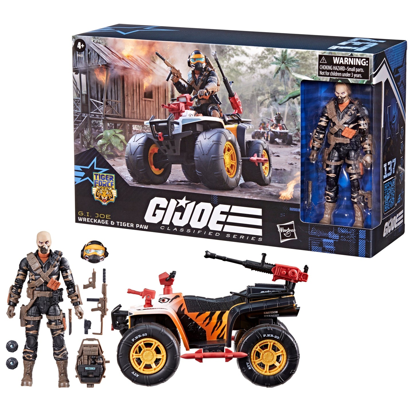 G.I. Joe Classified Series #137, Tiger Force Wreckage & Tiger Paw ATV