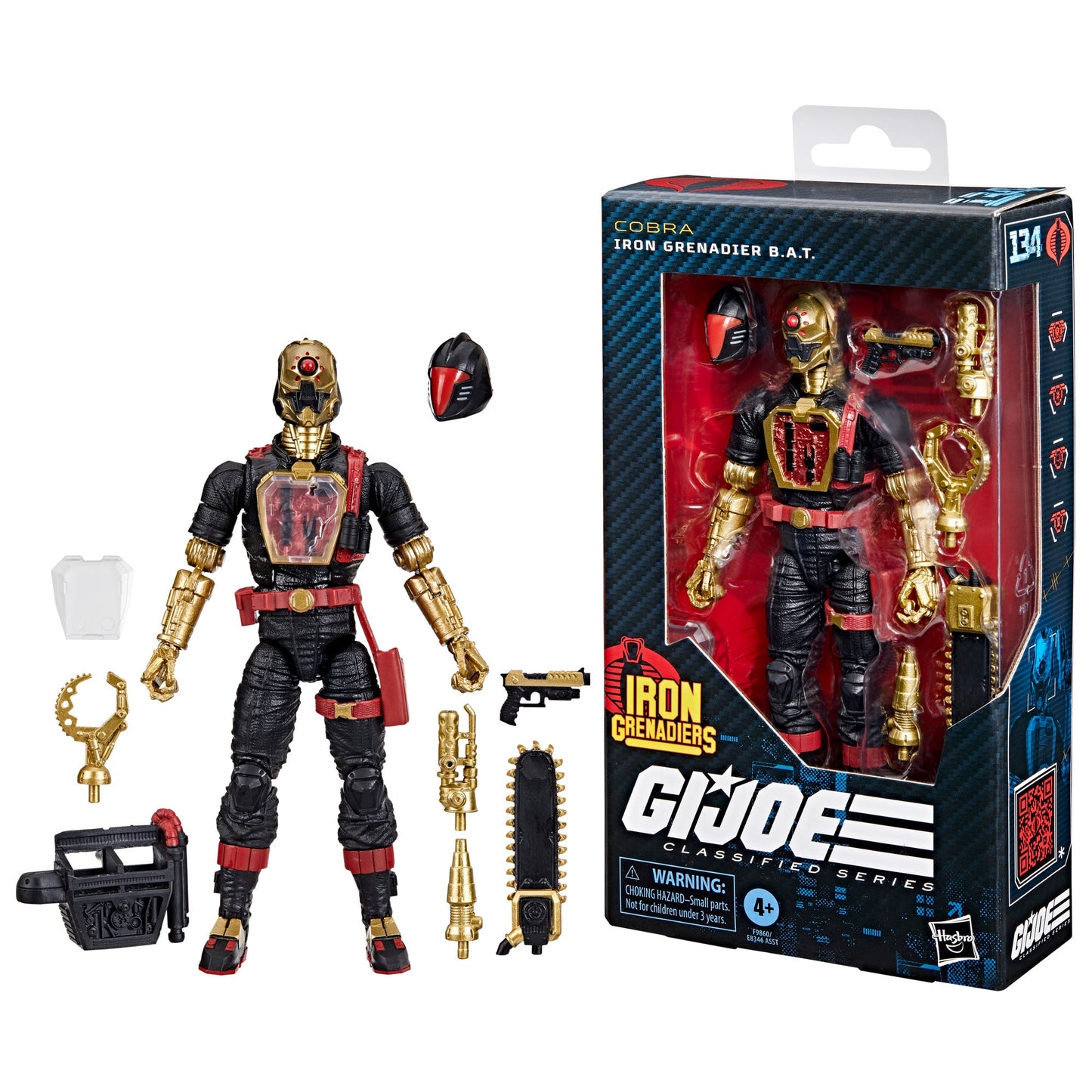 G.I. Joe Classified Series #134 Iron Grenadier B.A.T.