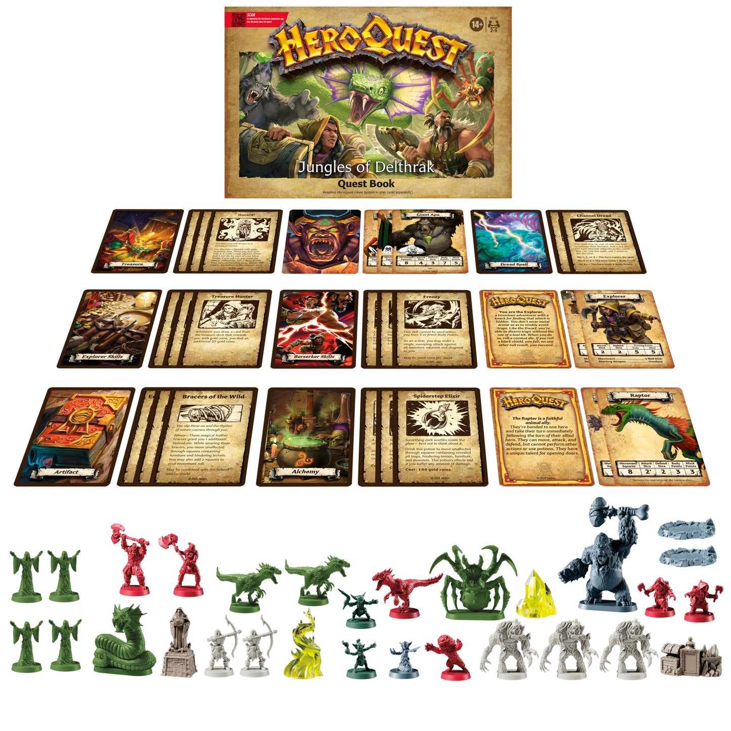 Avalon Hill HeroQuest Jungles of Delthrak Quest Pack