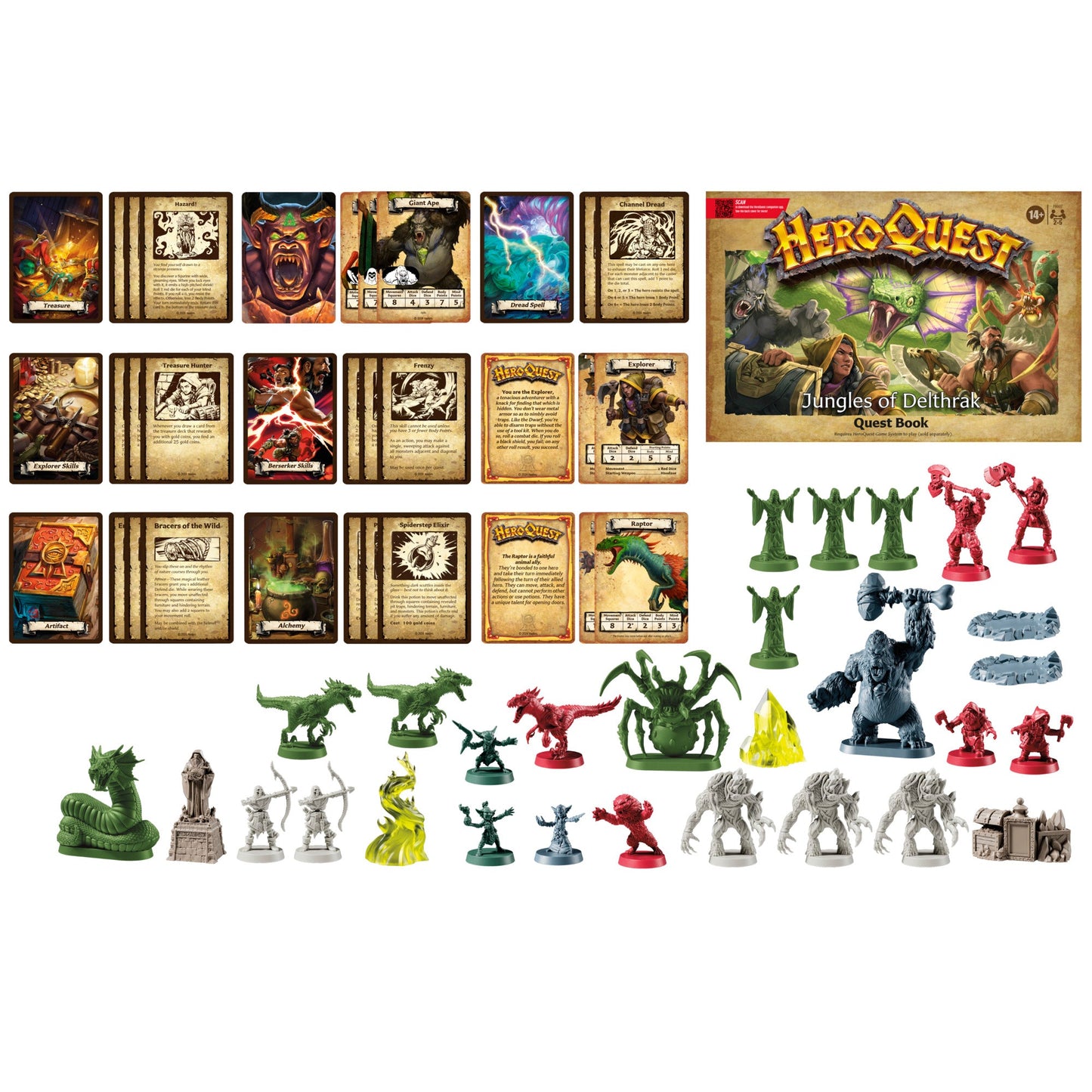Avalon Hill HeroQuest Jungles of Delthrak Quest Pack