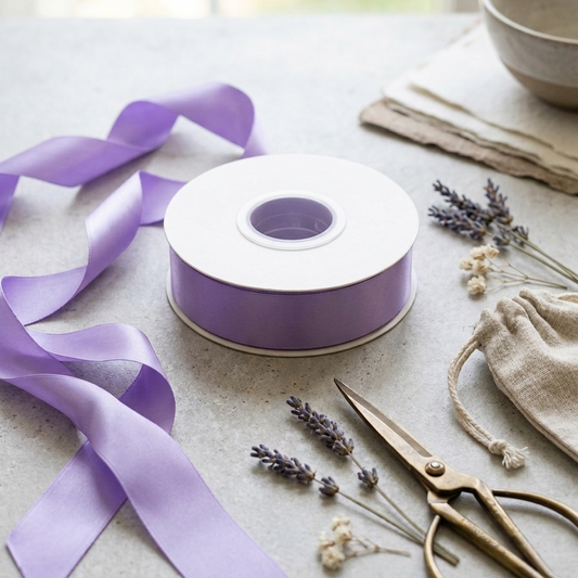 30 Meter Double Face Light Purple #462 Ribbon Roll