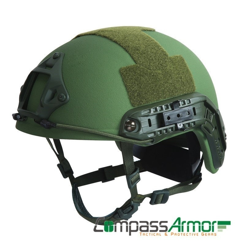 FAST Ballistic High Cut Helmet Anti-bullet Helmet NIJ IIIA Kevlar Core Olive Drab