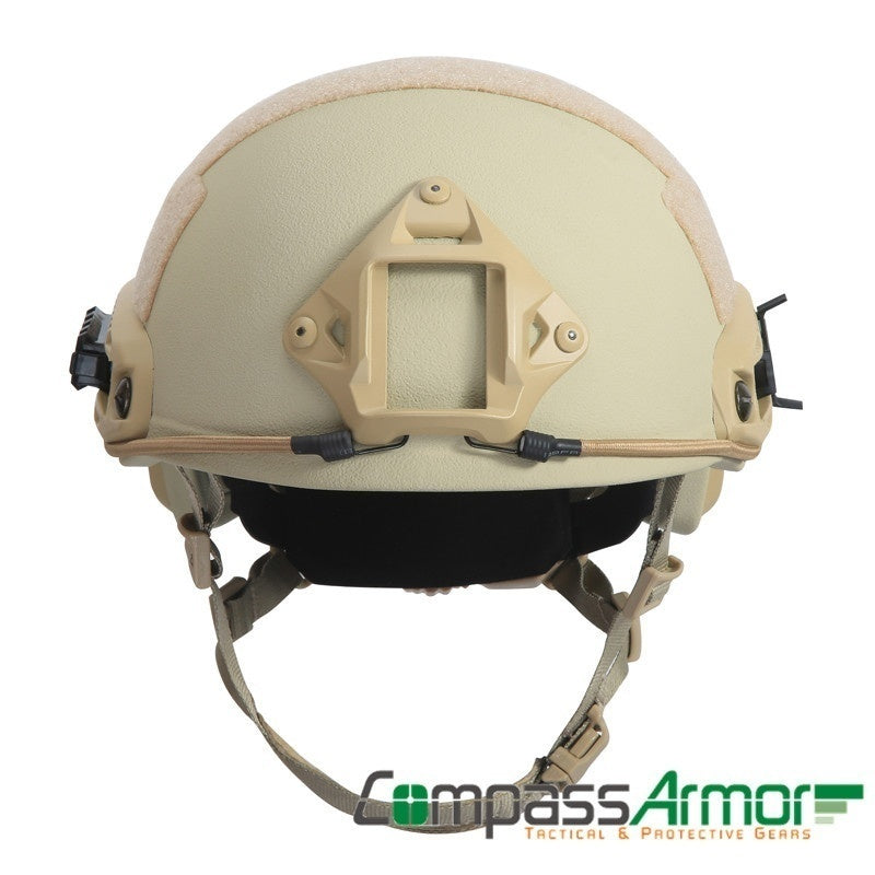 FAST Ballistic High Cut Helmet Anti-bullet Helmet NIJ IIIA Kevlar Core Desert Sand
