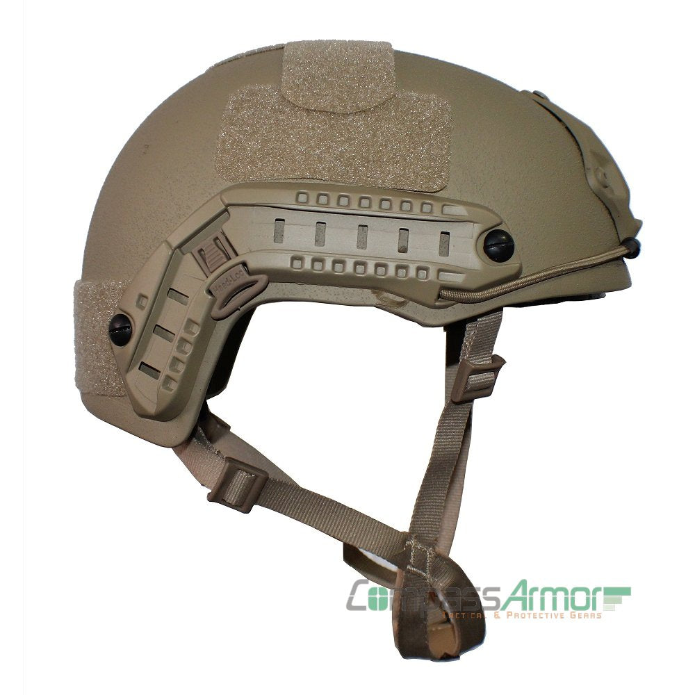 FAST Ballistic High Cut Helmet Anti-bullet Helmet NIJ IIIA Kevlar Core Coyote Tan