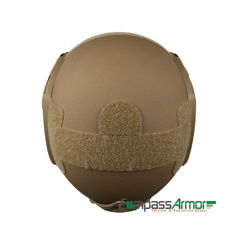 FAST Ballistic High Cut Helmet Anti-bullet Helmet NIJ IIIA Kevlar Core Coyote Tan