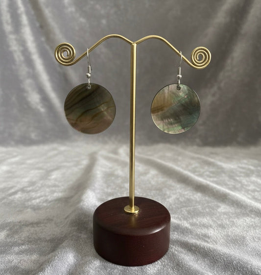 Abalone Drop Earrings