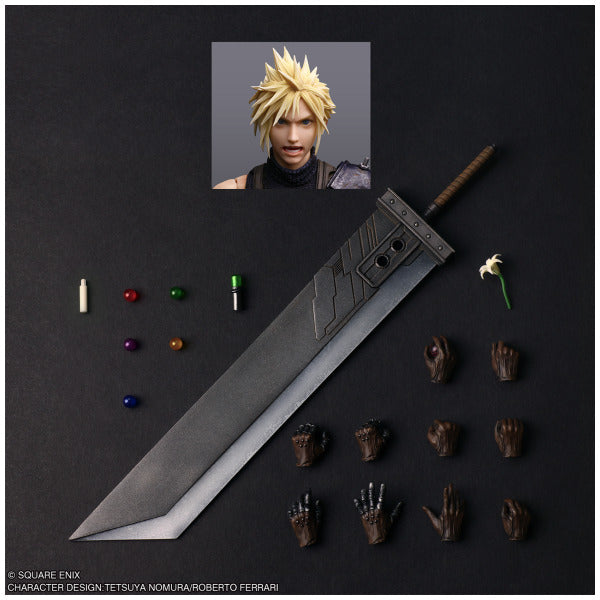 Final Fantasy VII Rebirth Play Arts Shin Cloud Strife Action Figure