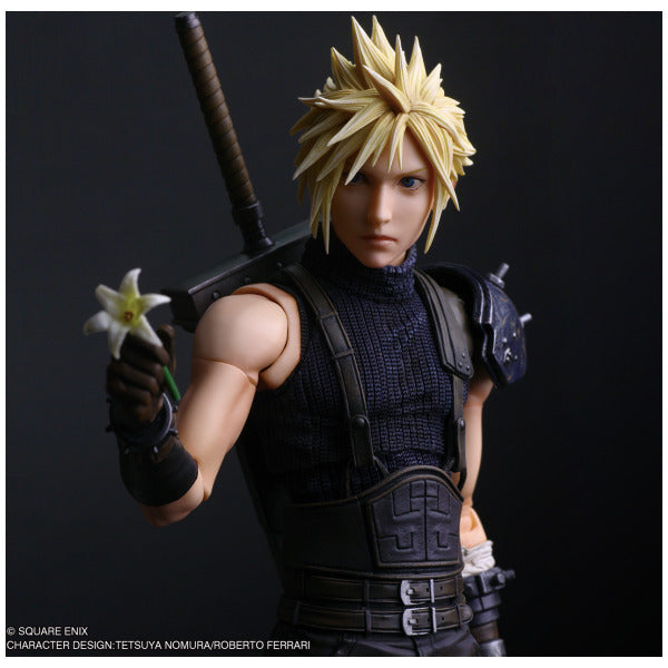 Final Fantasy VII Rebirth Play Arts Shin Cloud Strife Action Figure