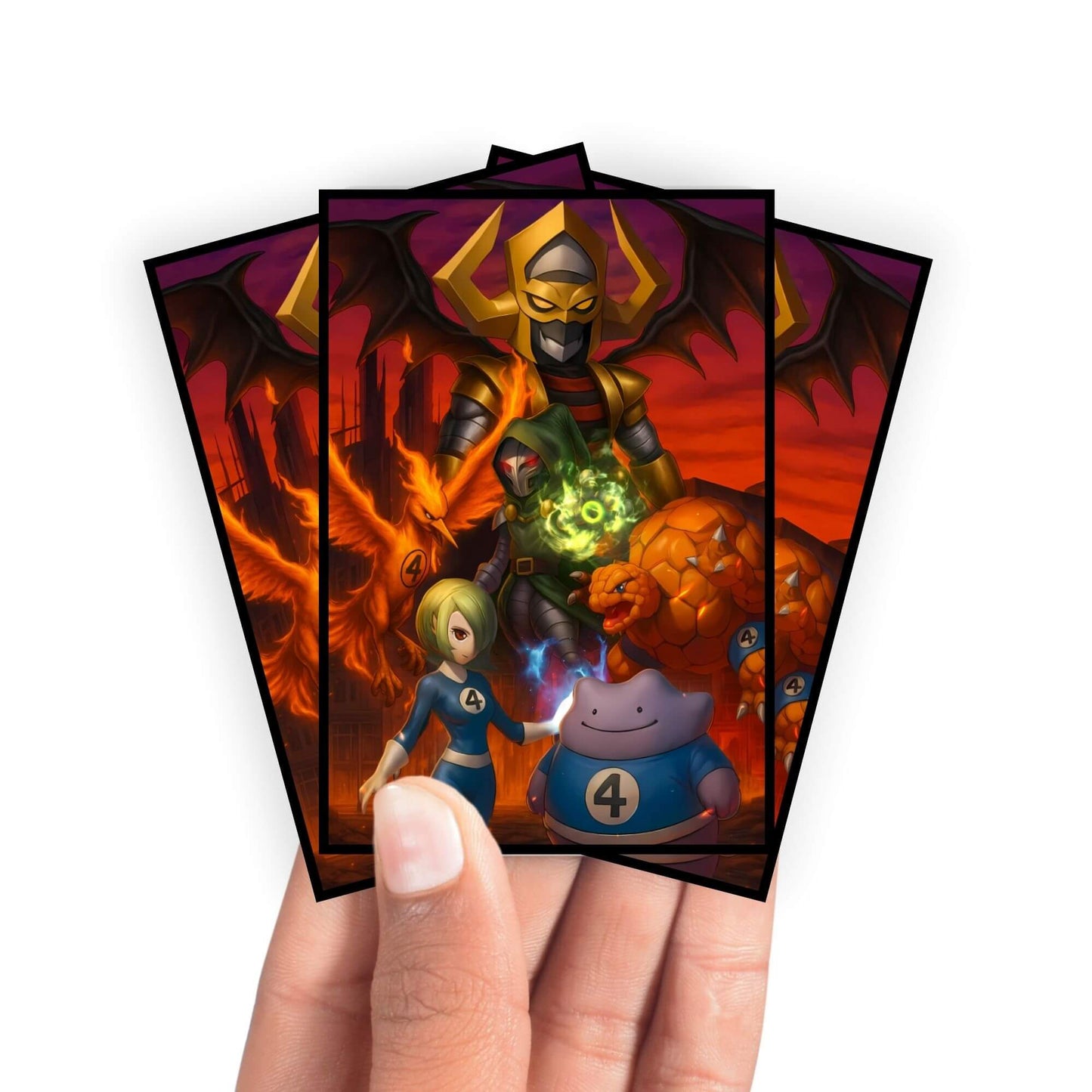 Fantastic 4 x Pokemon Card Sleeves