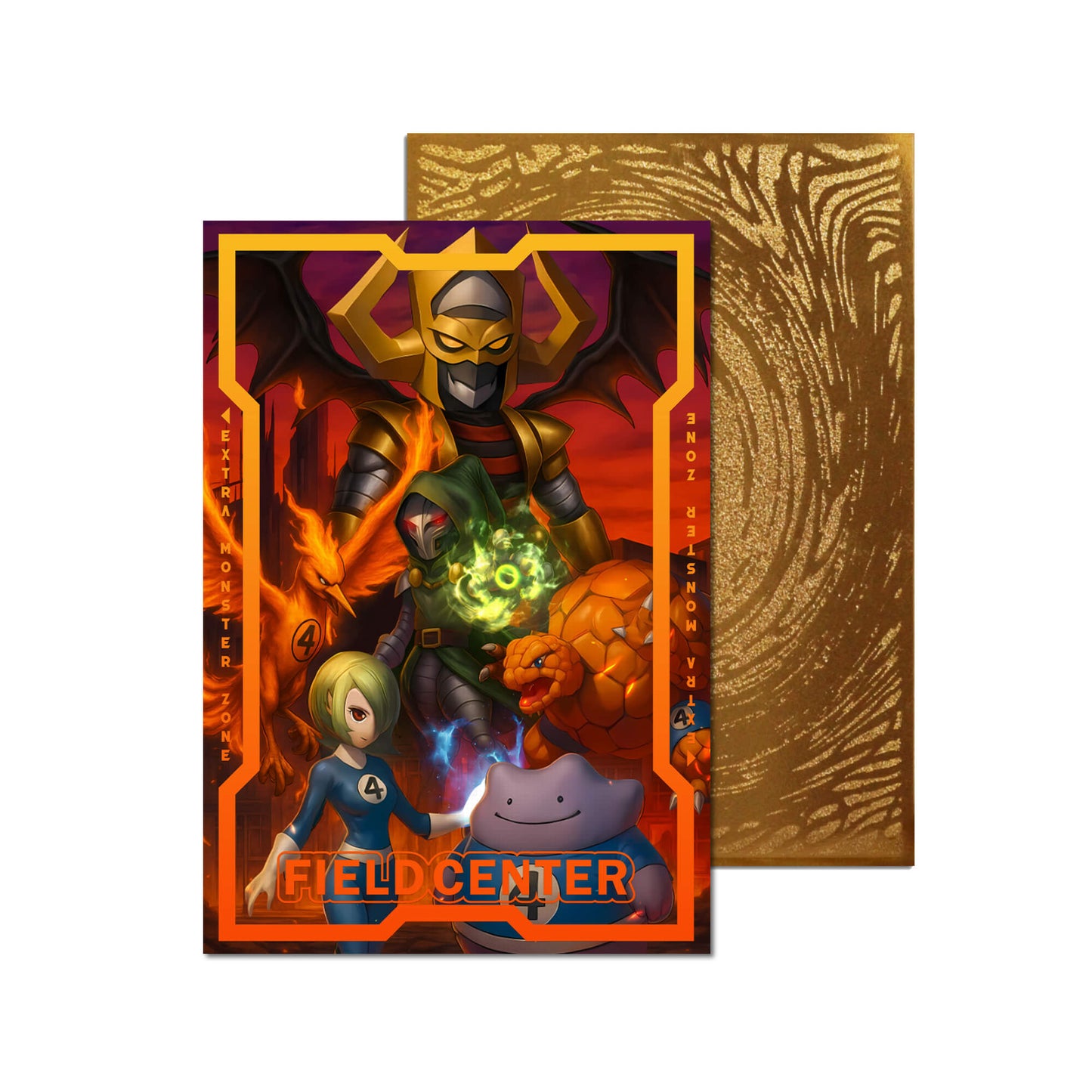 Fantastic 4 x Pokemon Metal Field Center