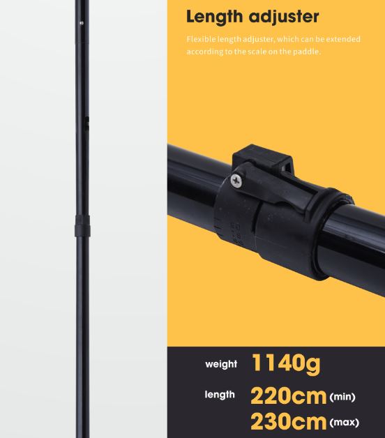 Fiberglass Packraft/Kayak Paddle