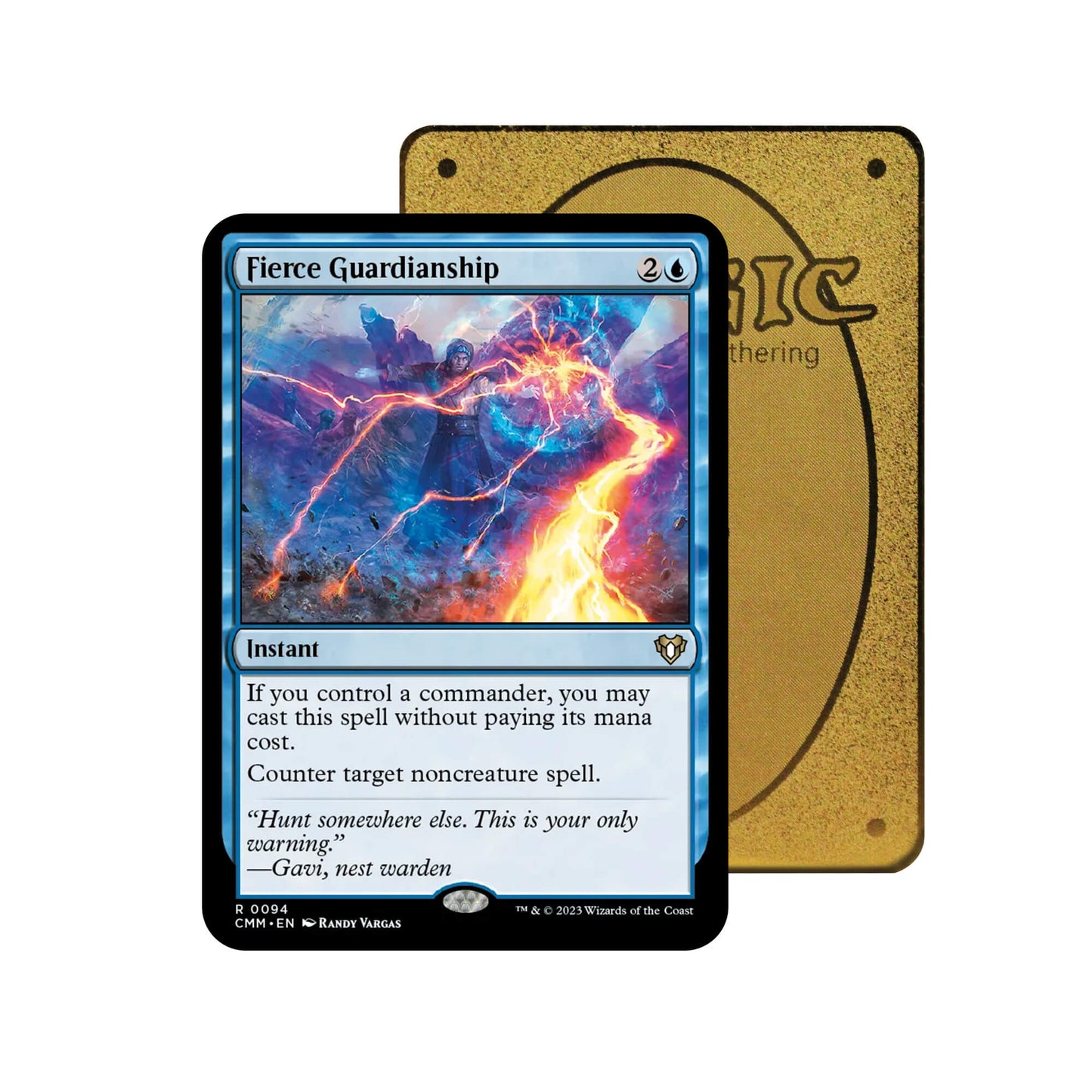 Fierce Guardianship Metal Orica Card
