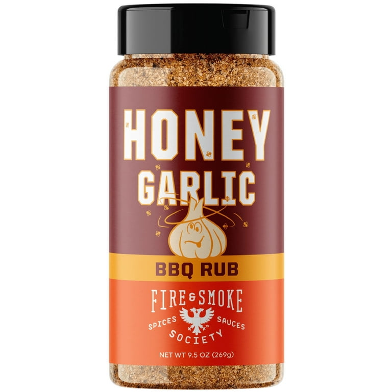 Fire & Smoke Society Honey Garlic BBQ Rub, 9.5 Oz