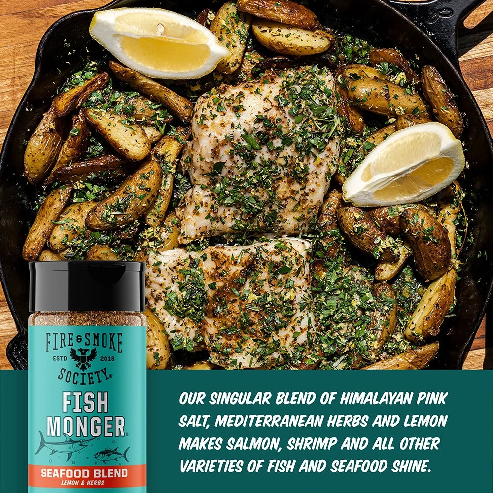 Fire & Smoke Society Fish Monger Seafood Seasoning – 5.2 oz
