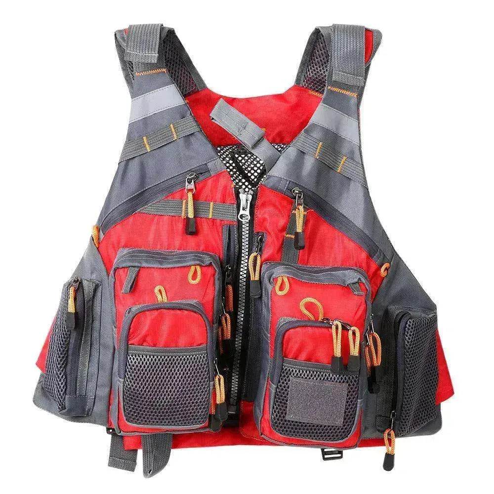 Fishing Outdoor Sport Flying Men Respiratory Jacket Safety Vest Survival Utility Vest