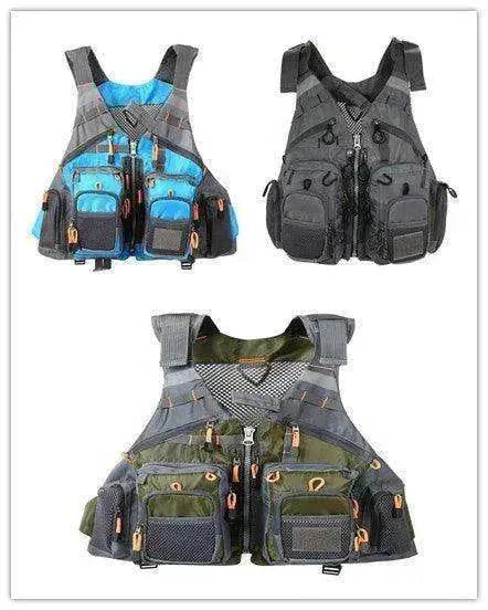 Fishing Outdoor Sport Flying Men Respiratory Jacket Safety Vest Survival Utility Vest