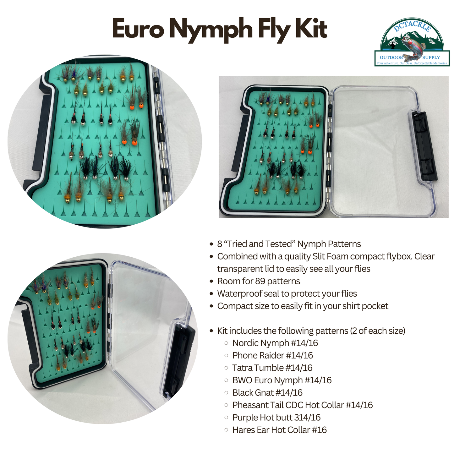 Euro Nymph Fly Kit