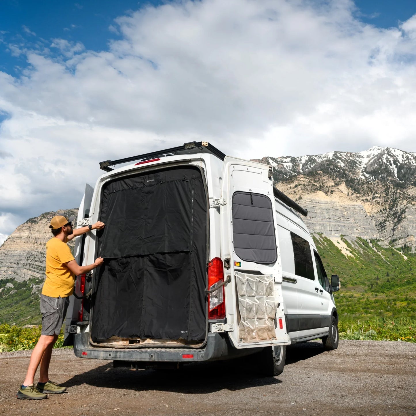 Ford Transit Rear Door Bug Screen | VanEssential