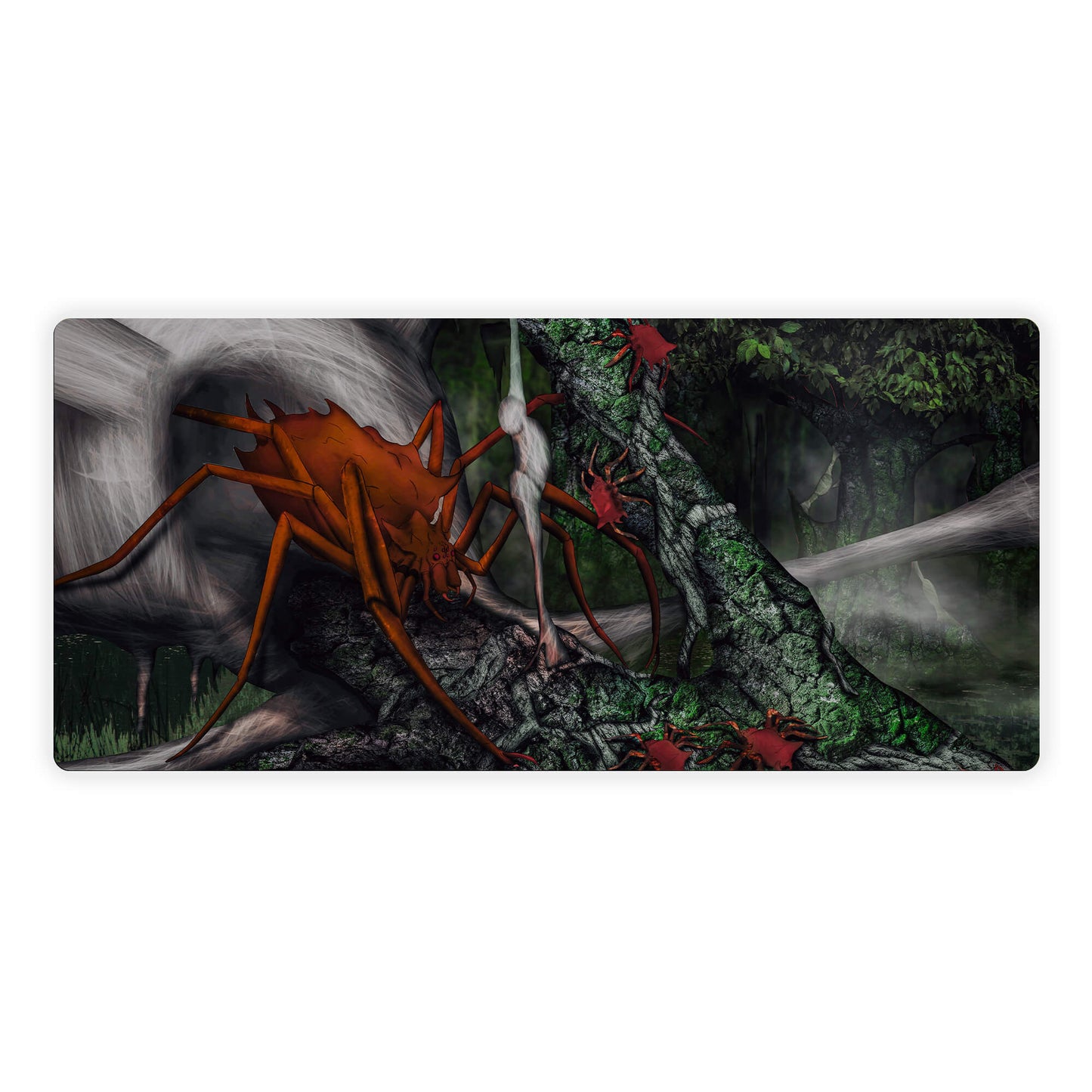 Forest Spider Creature Mouse Pad