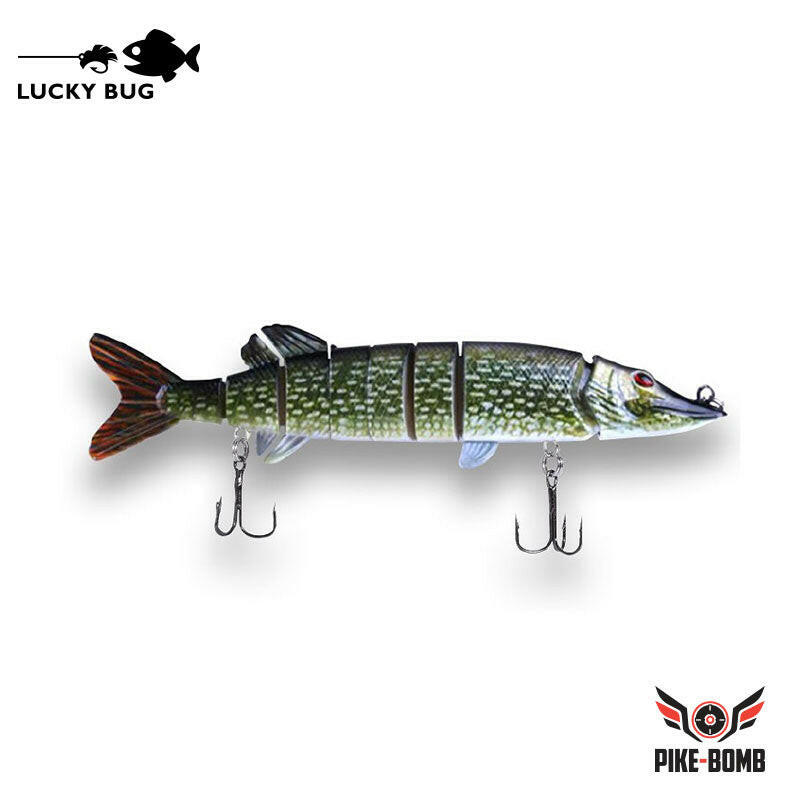 🍁Lucky Bug 5" Pike Bomb Lures
