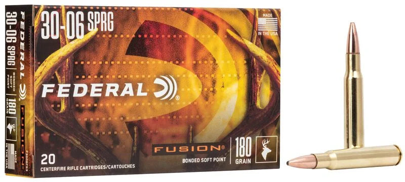 Federal Fusion Rifle 30-06 Springfield 180 Grain