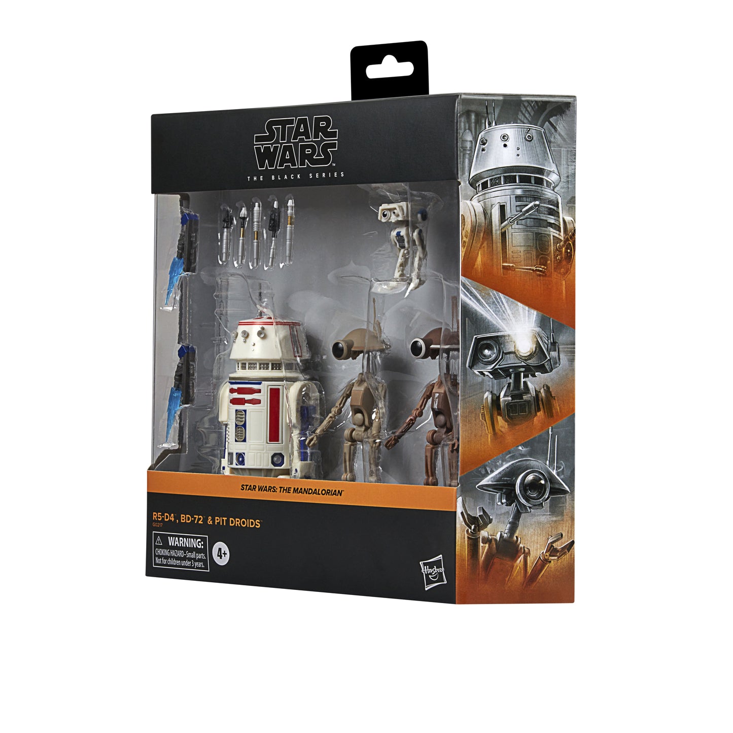 Star Wars The Black Series R5-D4, BD-72 & Pit Droids - Exclusive