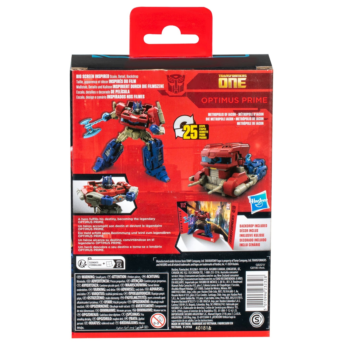 Transformers Studio Series Deluxe Transformers: One 112 Optimus Prime