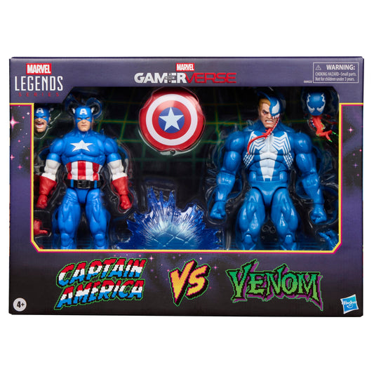 Marvel Legends Series Gamerverse Captain America vs Venom
