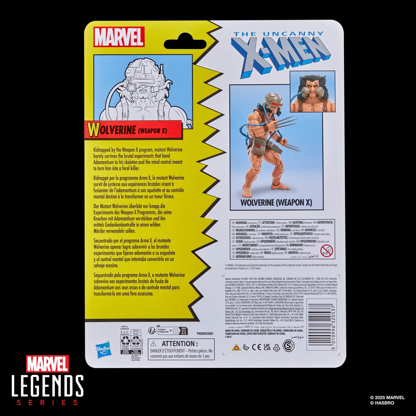 Marvel Legends Series Wolverine (Weapon X) - Exclusive