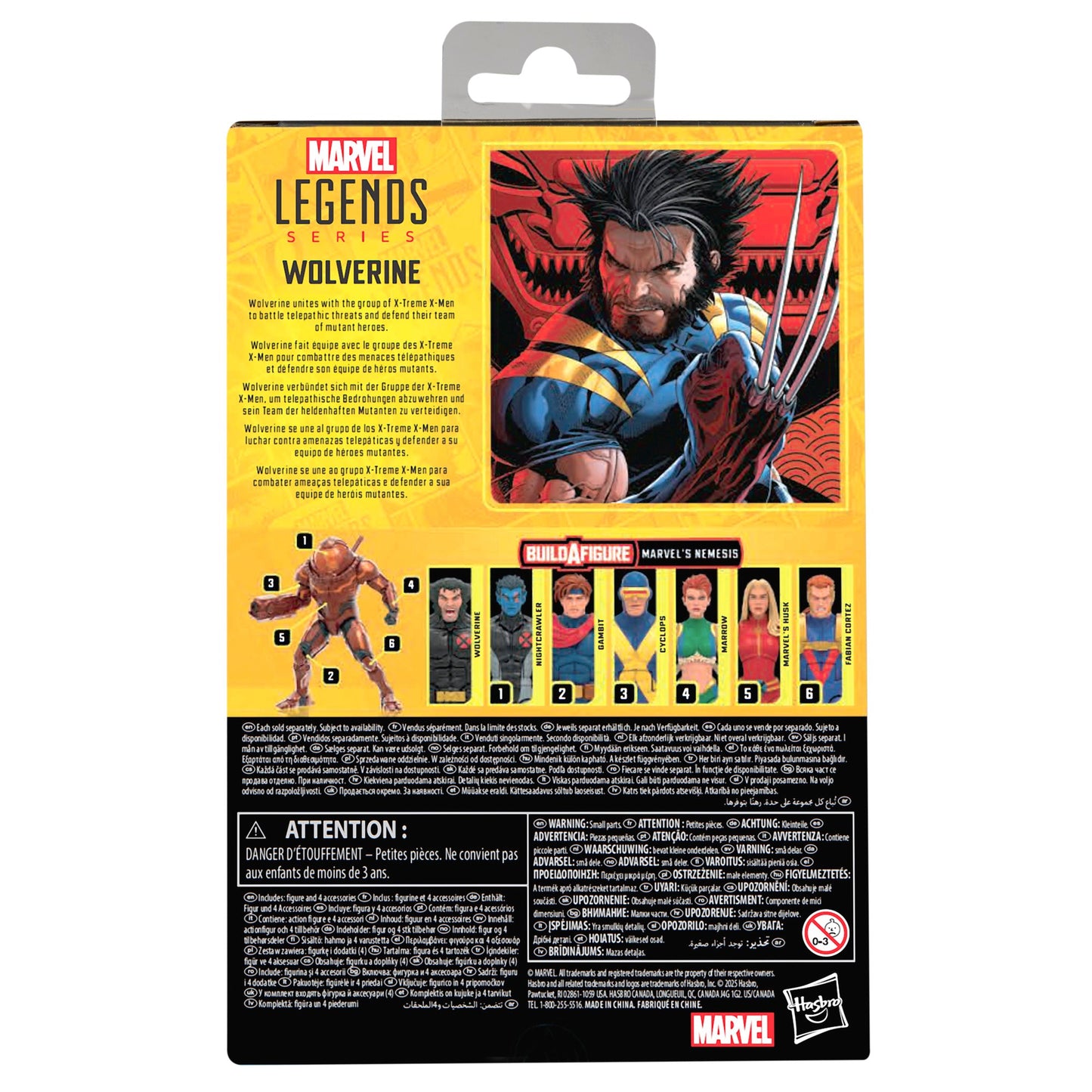 Marvel Legends Series X-Treme X-Men Wolverine - Nemesis Baf