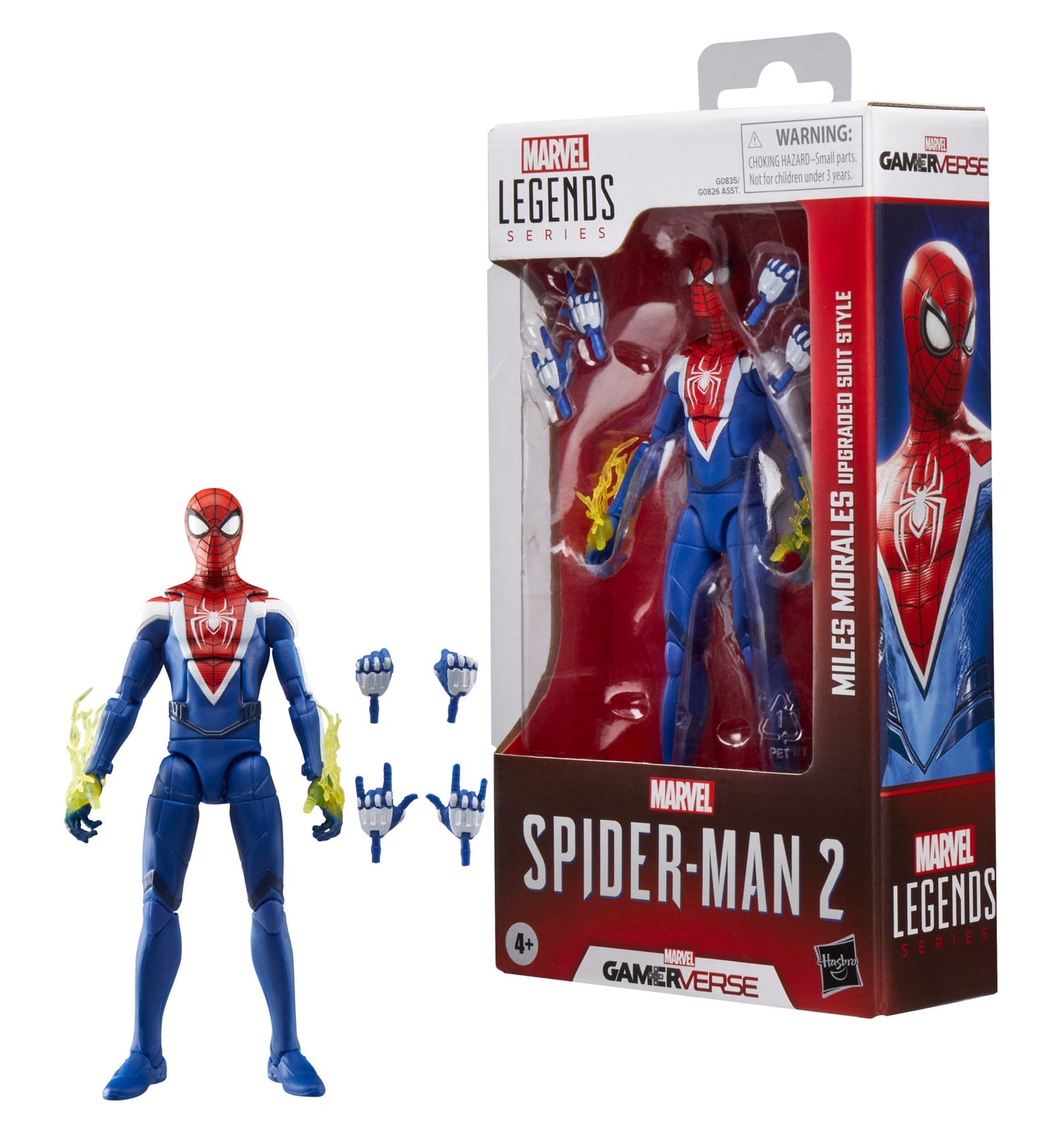 Marvel Legends Series Gamerverse Miles Morales Upgraded Suit Style