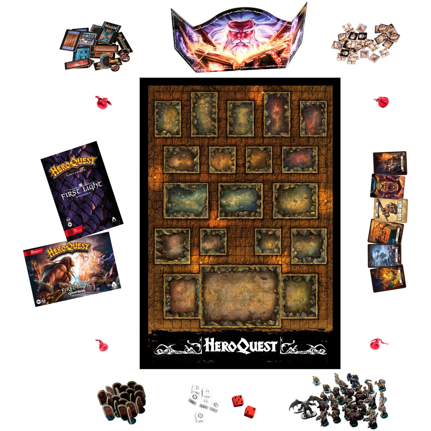 Avalon Hill - HeroQuest  - First Light - Exclusive
