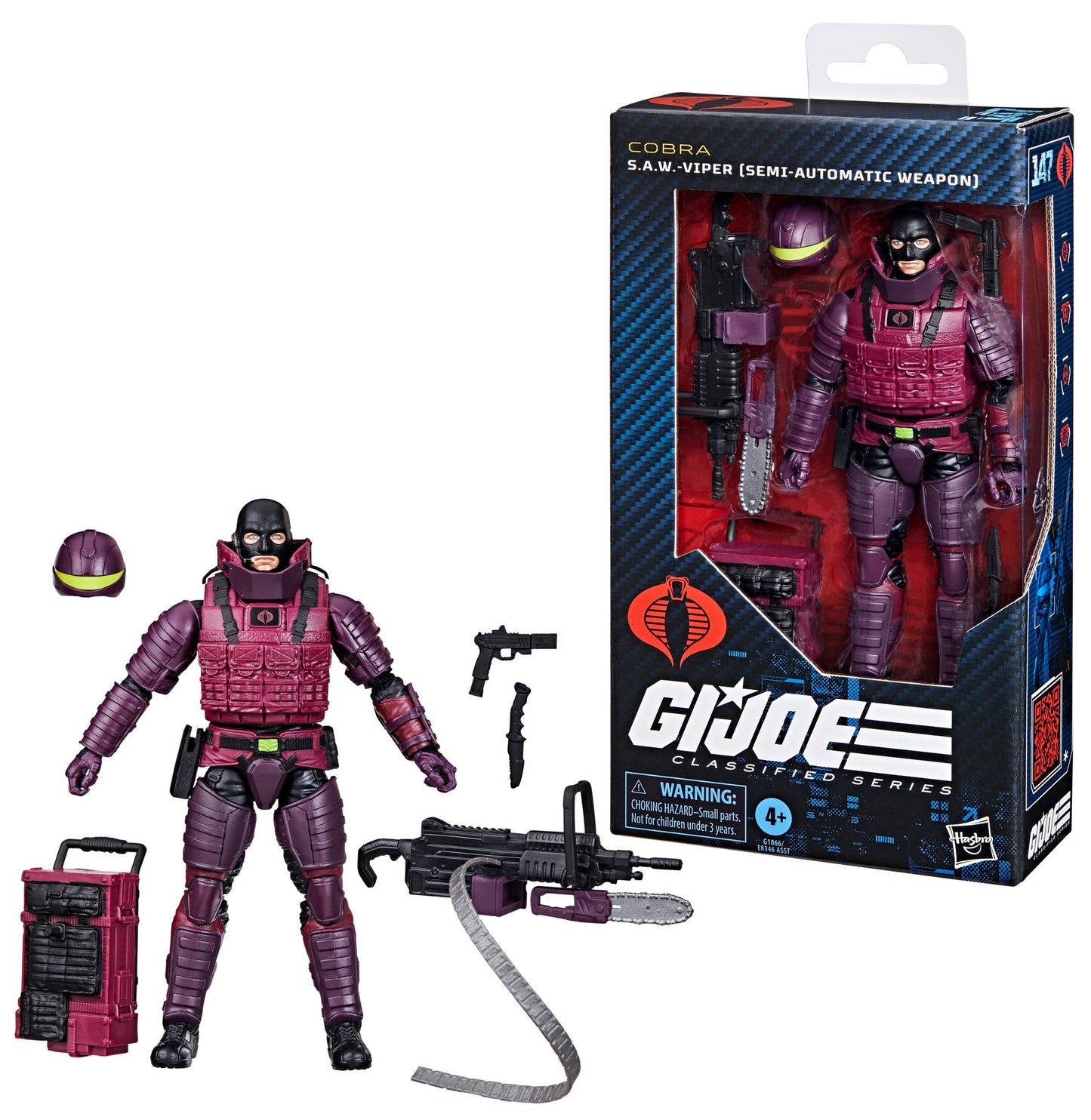G.I. Joe Classified Series #147, S.A.W.-Viper (Semi-Automatic Weapon)