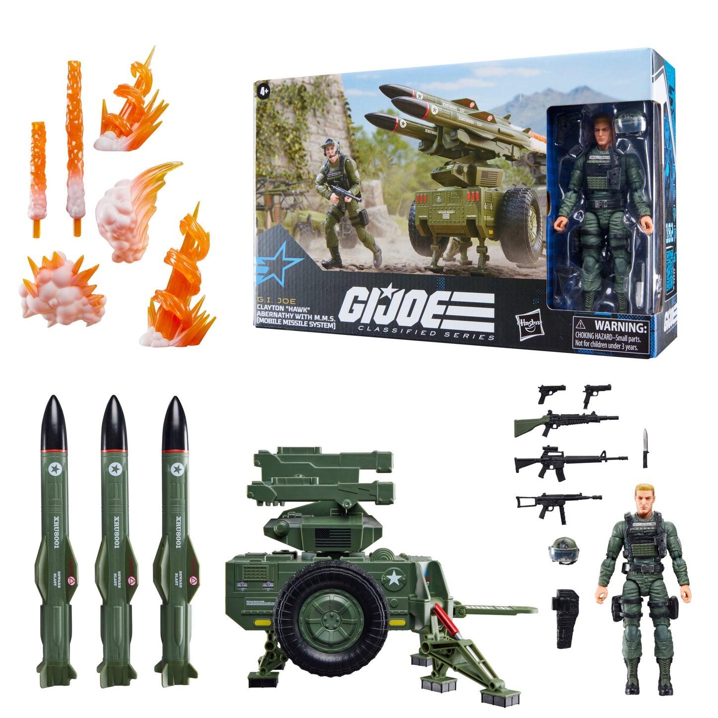 G.I. Joe Classified Series #182 Clayton “Hawk” Abernathy with M.M.S. (Mobile Missile System)