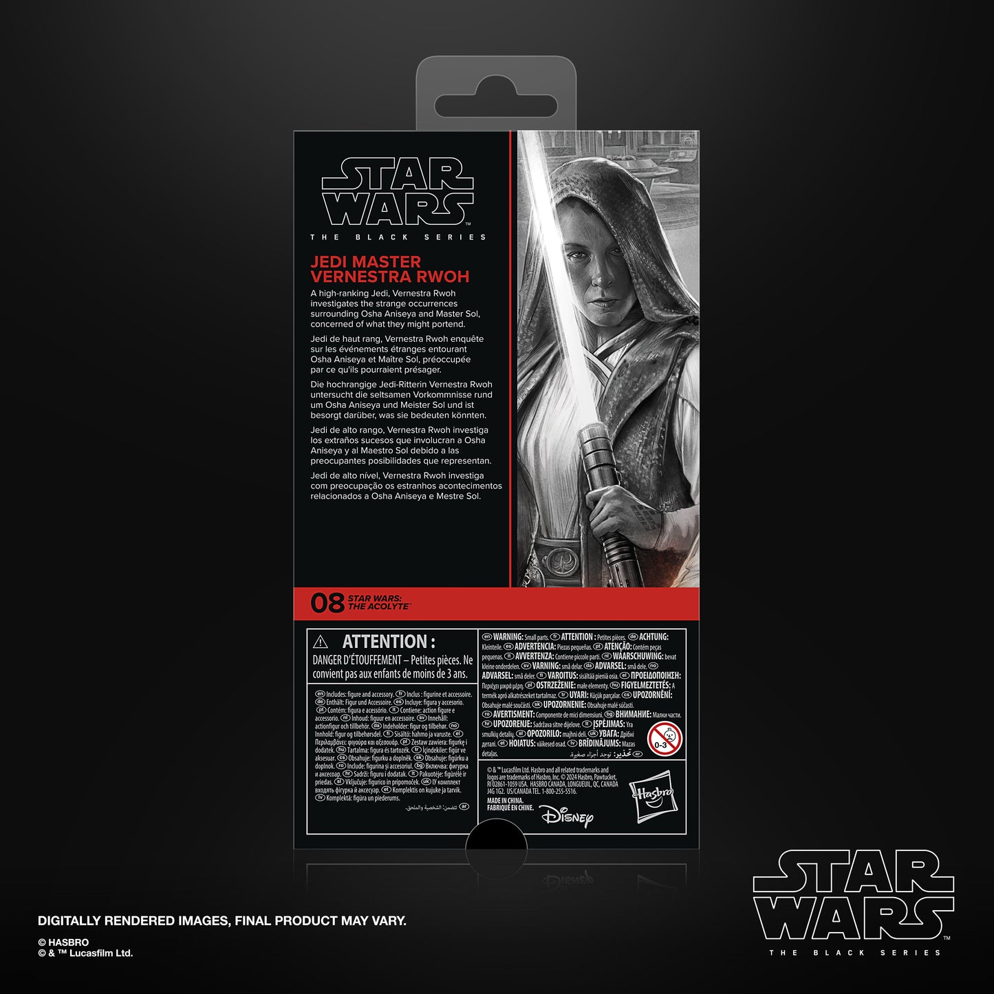 Star Wars The Black Series Jedi Master Vernestra Rwoh ( Subpar Packaging)