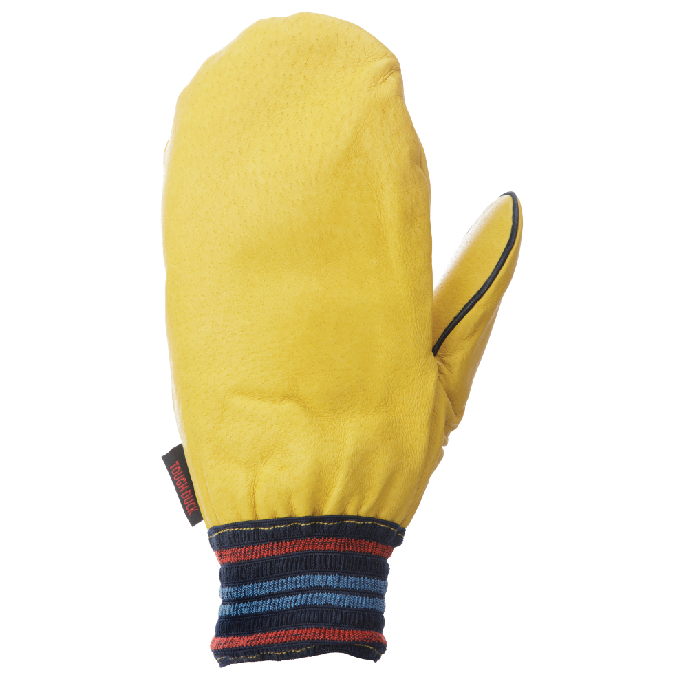 Tough Duck Comfort Pile-Lined Leather Mitt (G374)