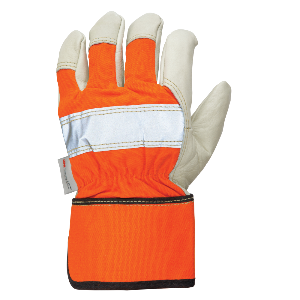 Tough Duck 3M Thinsulate Full Grain Hi-Vis Fitters Glove (G794)