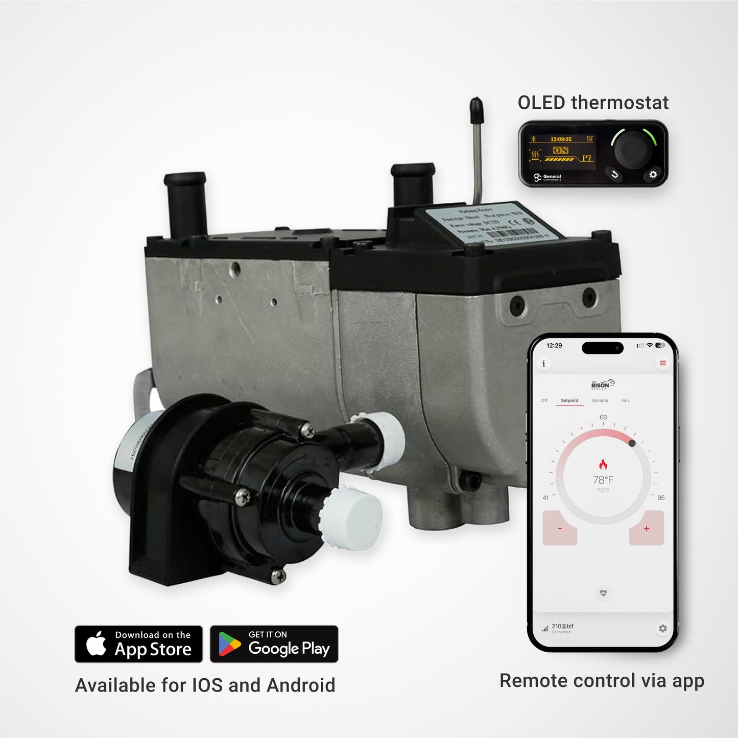 WALRUS 5000C Marine Heater Kit