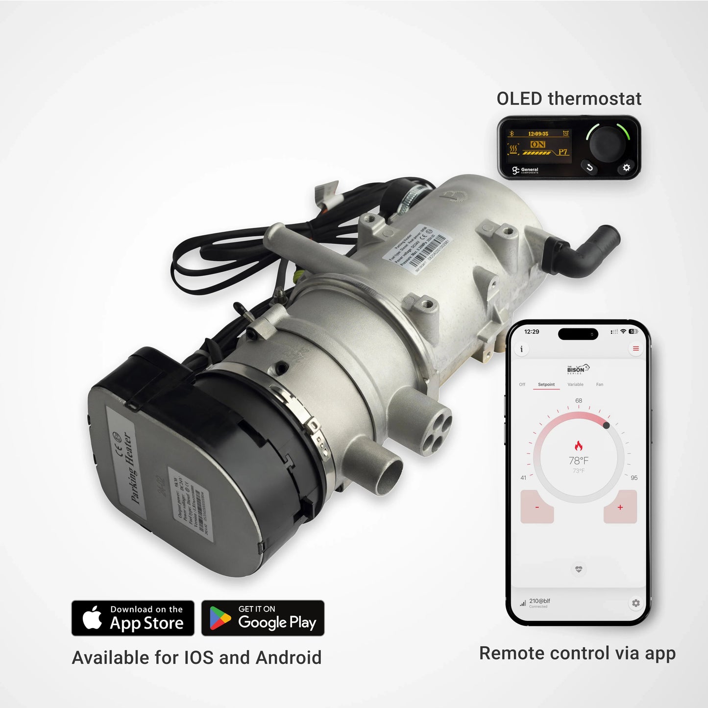 WALRUS 9000C Marine Heater Kit