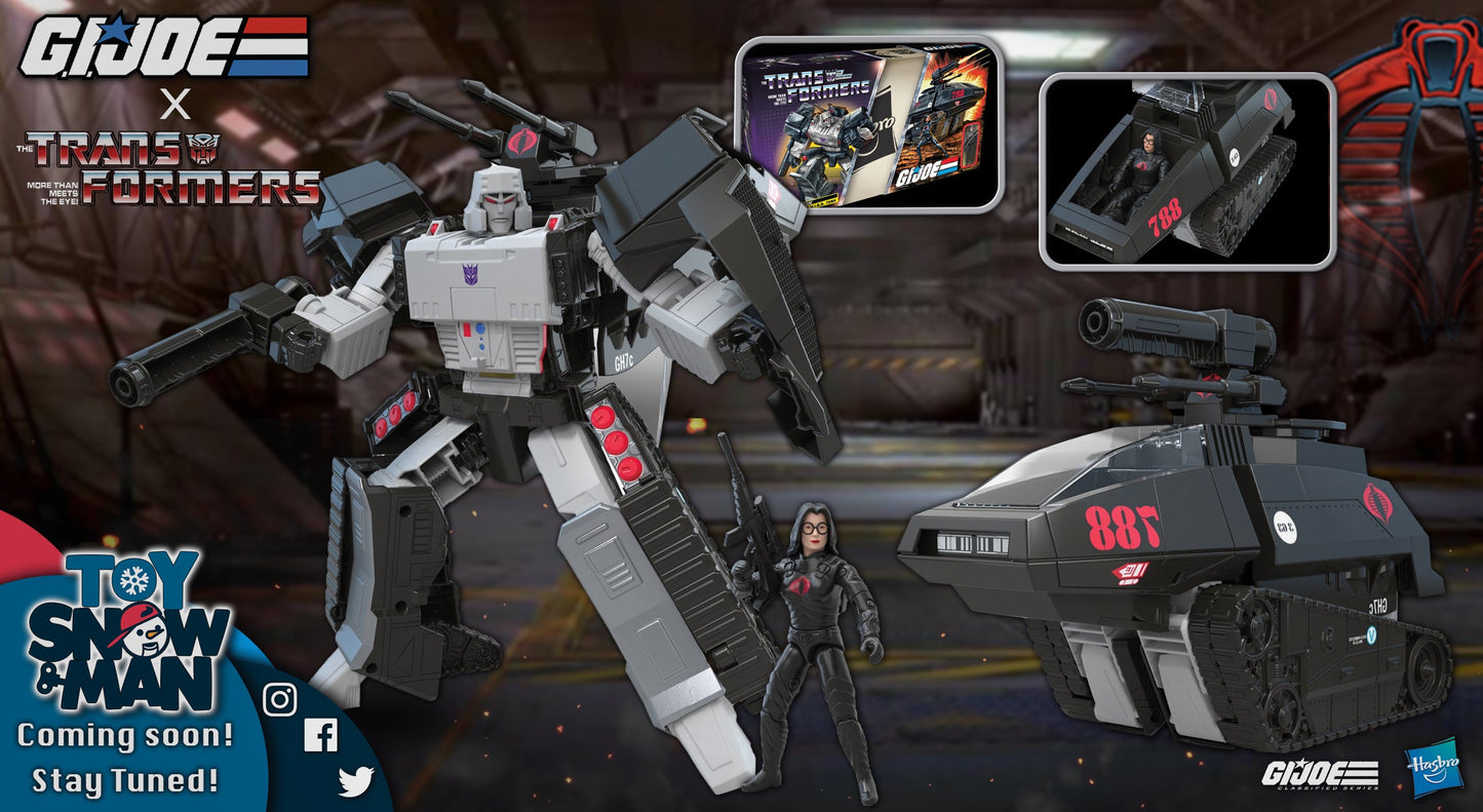Transformers Collaborative: G.I. Joe Mash-Up, Megatron H.I.S.S. Tank and Baroness