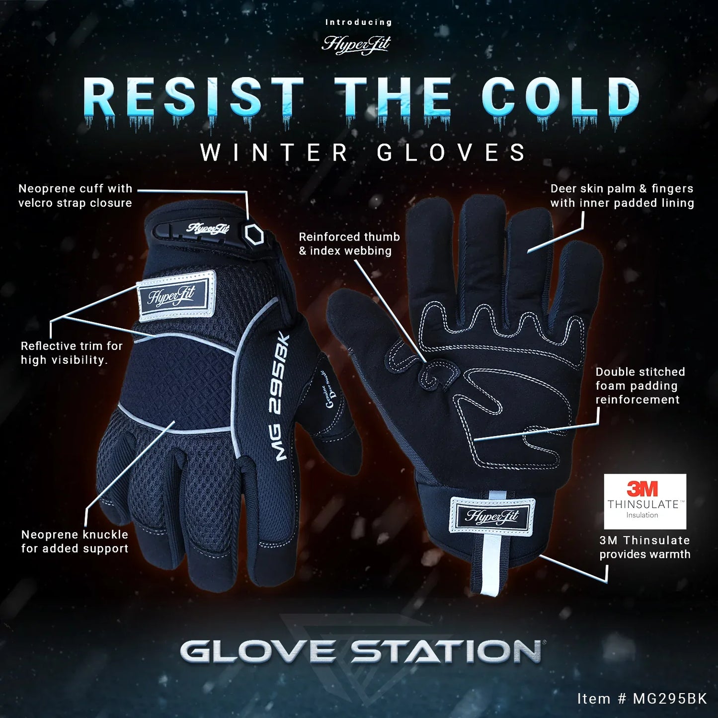 Glove Station - HYPERFIT - Industrial Warmth Gloves