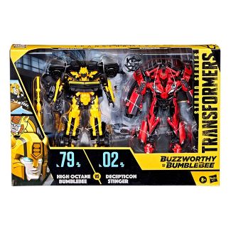 Transformers Buzzworthy Bumblebee Studio Series Deluxe 79BB High Octane Bumblebee vs. 02BB Decepticon Stinger - exclusive