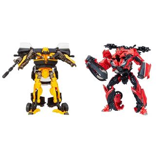 Transformers Buzzworthy Bumblebee Studio Series Deluxe 79BB High Octane Bumblebee vs. 02BB Decepticon Stinger - exclusive