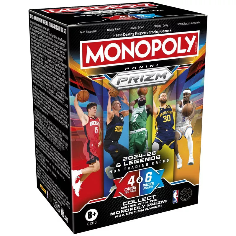 Monopoly Prizm: 2024-25 & Legends NBA Trading Cards Booster Box Booster Pack
