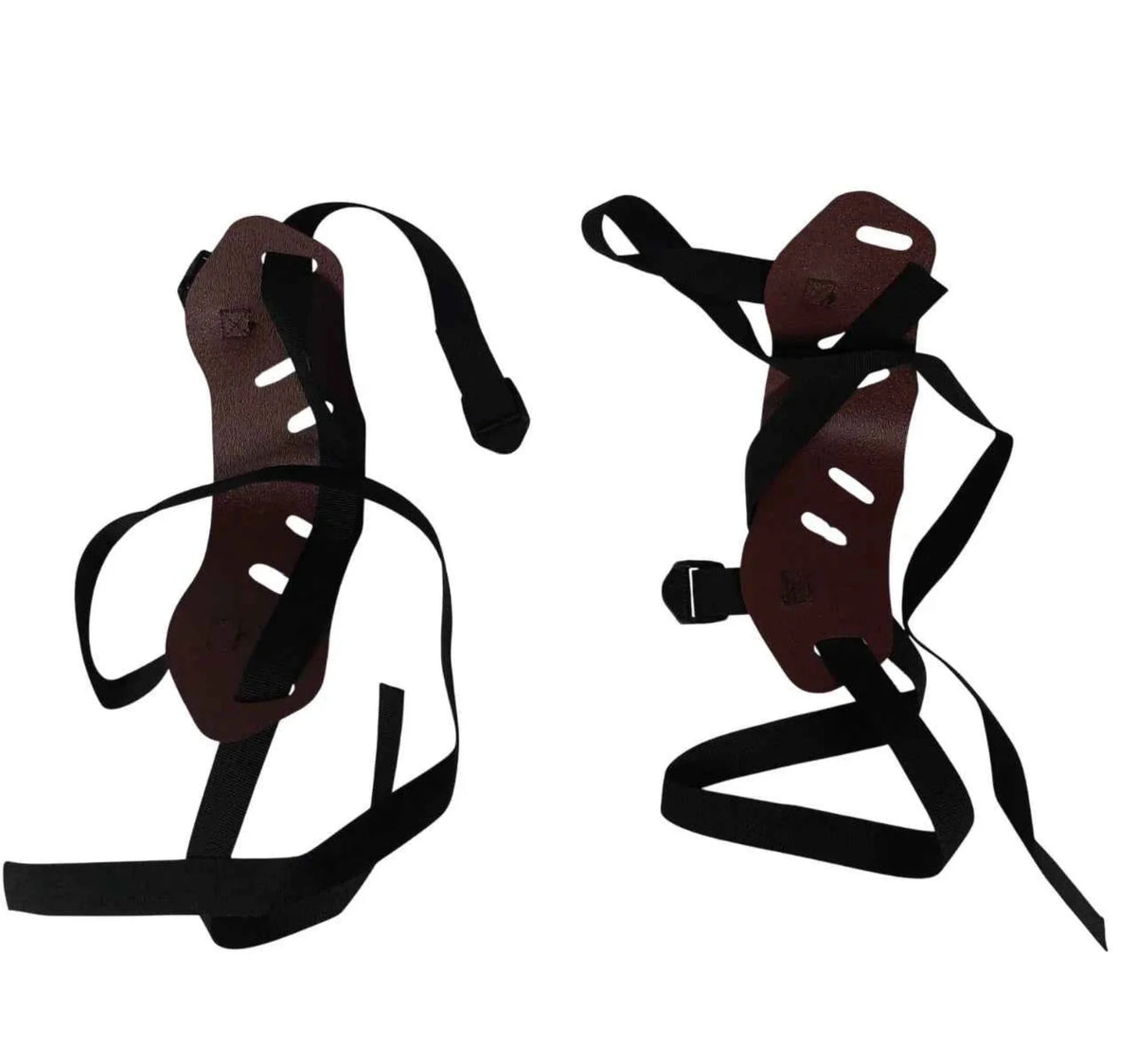 GV Snowshoes Two Piece Instep Bindings for Vintage Wooden Snowshoes