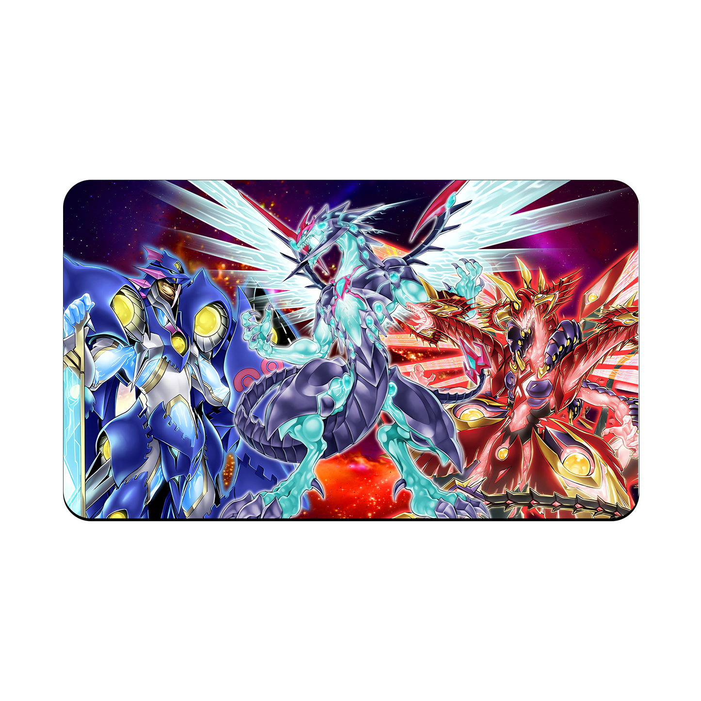 Triple Galaxy Eyes Dragon Playmat
