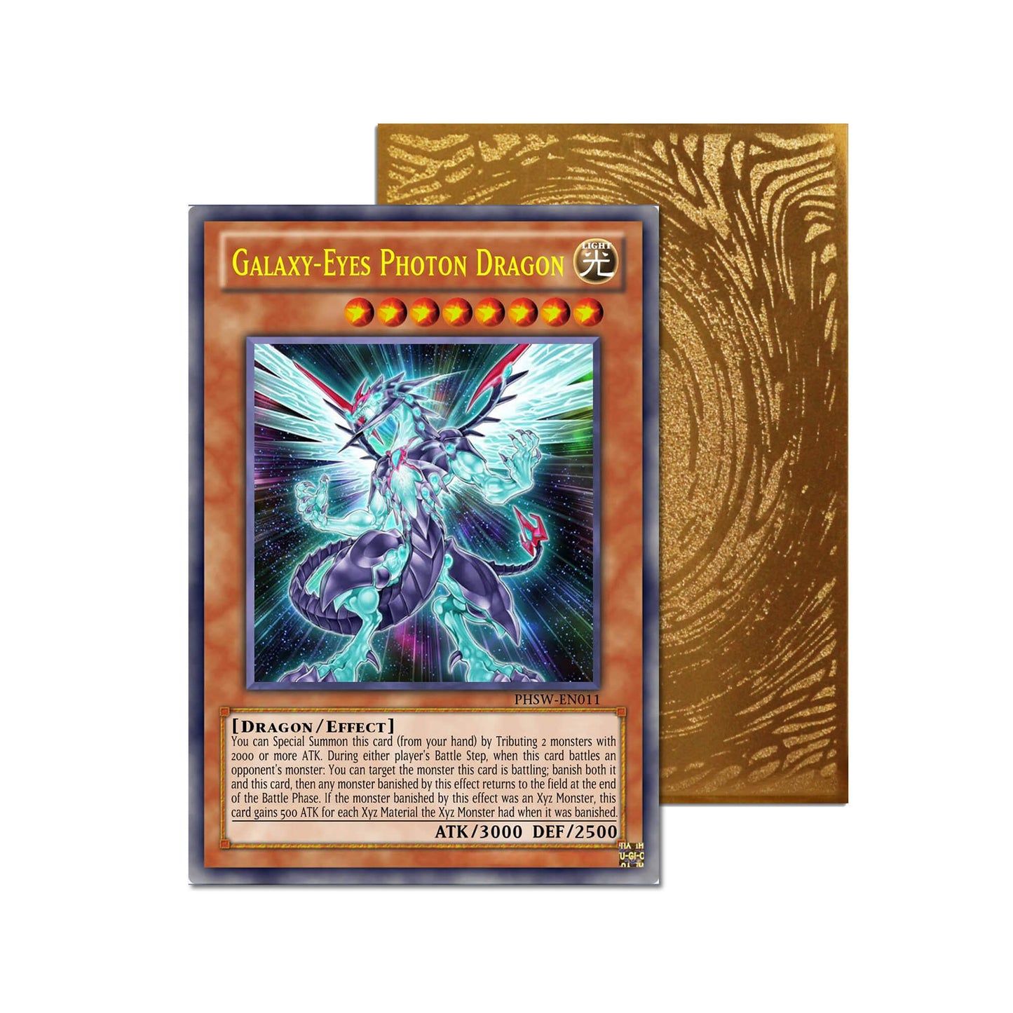 Galaxy-Eyes Photon Dragon Metal Orica Card